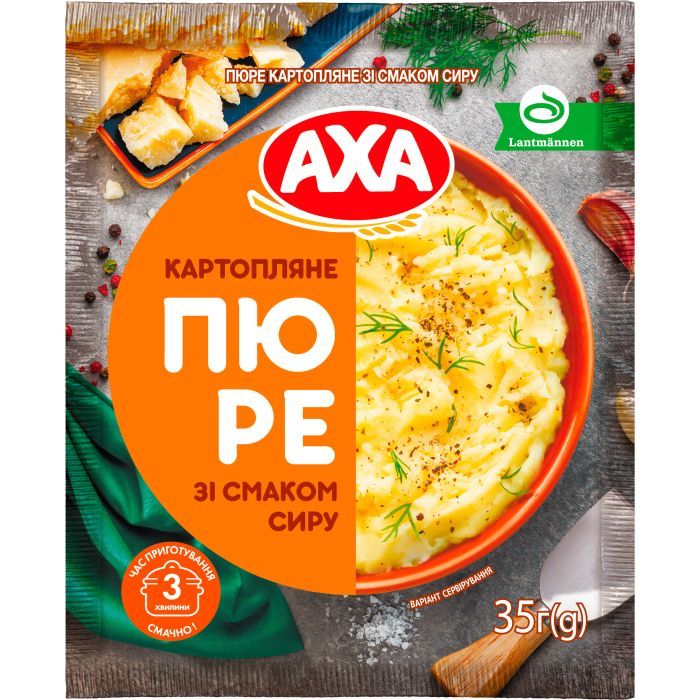Пища быстрого приготовления АХА Пюре Картофельное со вкусом сыра 35 г (4820237691293)