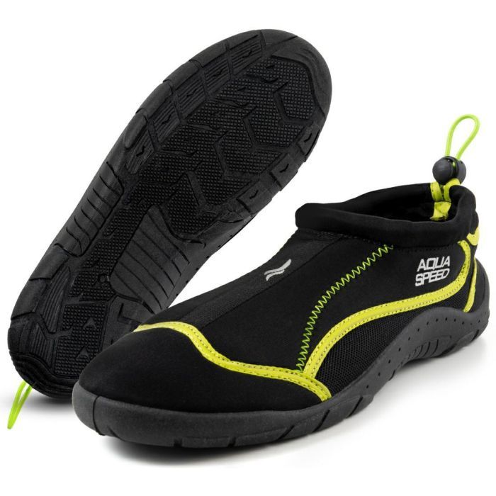 Аквашузи Aqua Speed Aqua Shoe Model 704-78 чорний, жовтий 44 (5908217691682) зображення 3