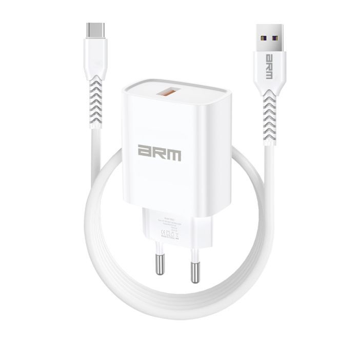 Зарядное устройство Armorstandart AR012 Basic USB 24W + cable USB to USB-C White (ARM69893)