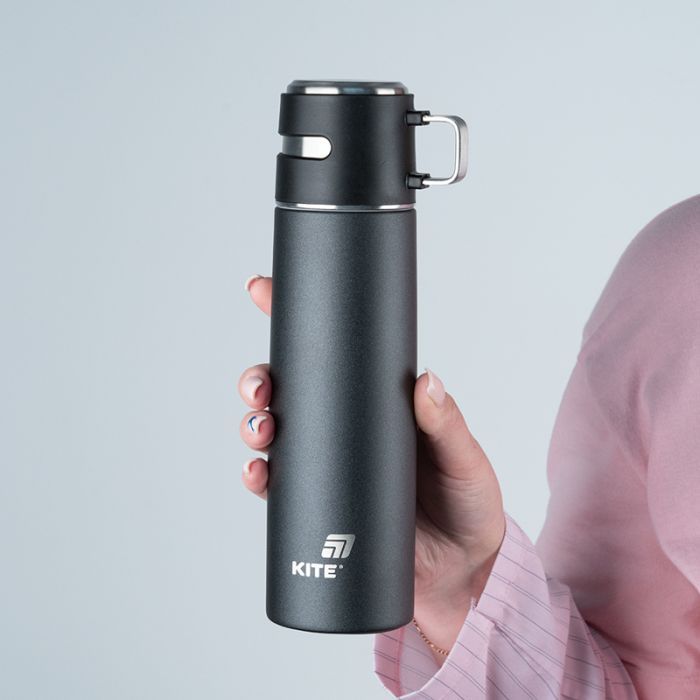 Термос Kite 500 мл чорний (K25-1224-1) изображение 5