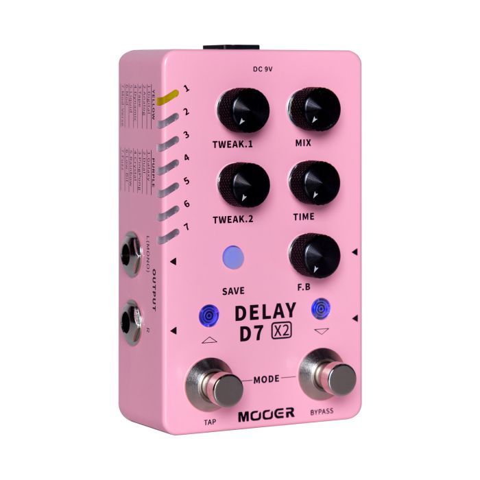 Педаль эффектов Mooer D7 X2 Delay изображение 5