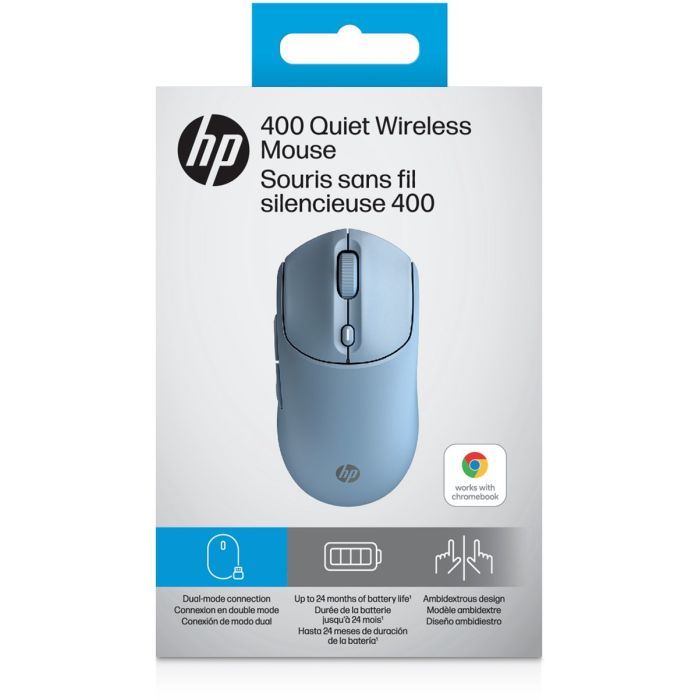 Мышка HP 400 Quiet Wireless/Bluetooth Blue (AZ7B4AA) изображение 15