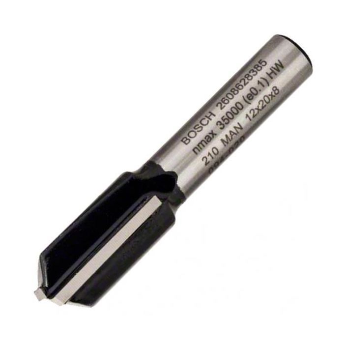 Фреза Bosch Professional пазова з двома лезами, Std, S8, D8, L20 (2.608.628.381)