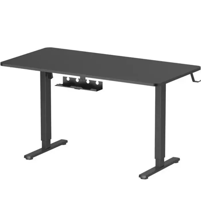 Компьютерный стол OfficePro ODE1470DW Dark Wood/Black (ODE1470DW) изображение 2