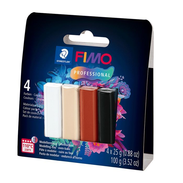 Пластика Fimo Professional Natural colours, 4х25 г (4007817165362)