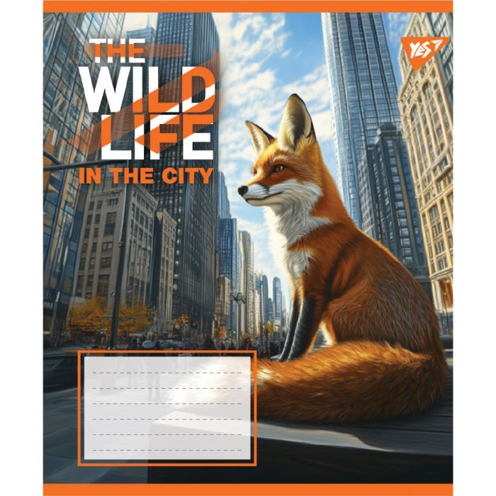 Тетрадь Yes The wild in the city А5 48 листов линия (767769) изображение 4