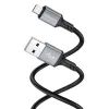 Дата кабель USB 2.0 AM to Micro 5P 1.0m silicone black BOROFONE (6974443386387) зображення 2