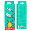 Дата кабель USB 2.0 AM to Micro 5P 1.0m silicone black BOROFONE (6974443386387) зображення 3