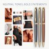 Ручка кулькова Waterman HEMISPHERE Metallic Stone Grey GT BP (22 091) зображення 7