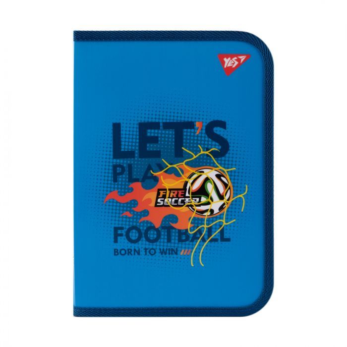 Папка для тетрадей Yes пластиковая на молнии Football В5 (492205)