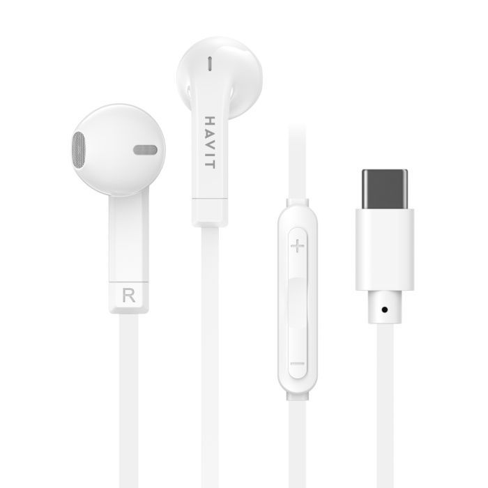 Наушники Havit HV-E336C USB-C White (HV-E336C)