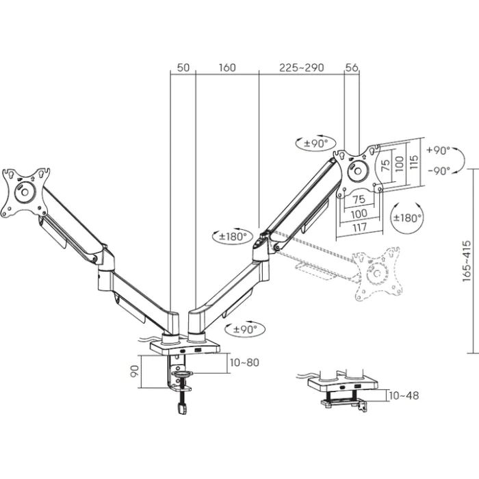 Кронштейн OfficePro MA512B изображение 4