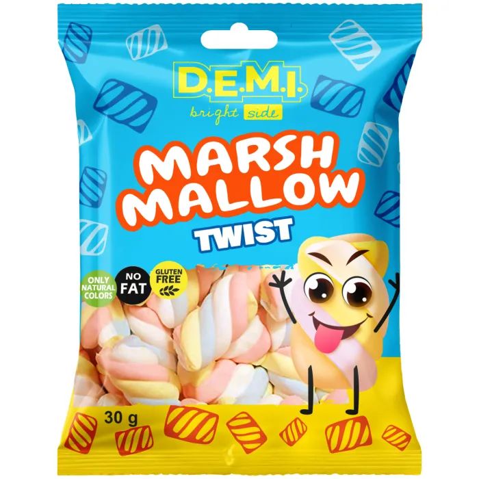 Маршмеллоу Demi Твіст 30 г (de.22361)