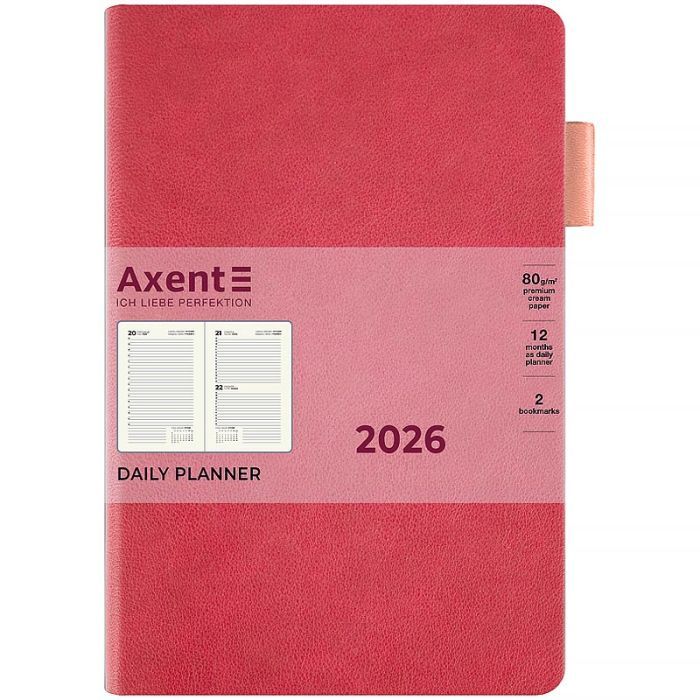 Еженедельник Axent датированный 2026 Partner Soft Muse, 145х210, зеленый (8827-26-2-A) изображение 2 Еженедельник Axent датированный 2026 Partner Soft Muse, 145х210, зеленый (8827-26-2-A) изображение 2