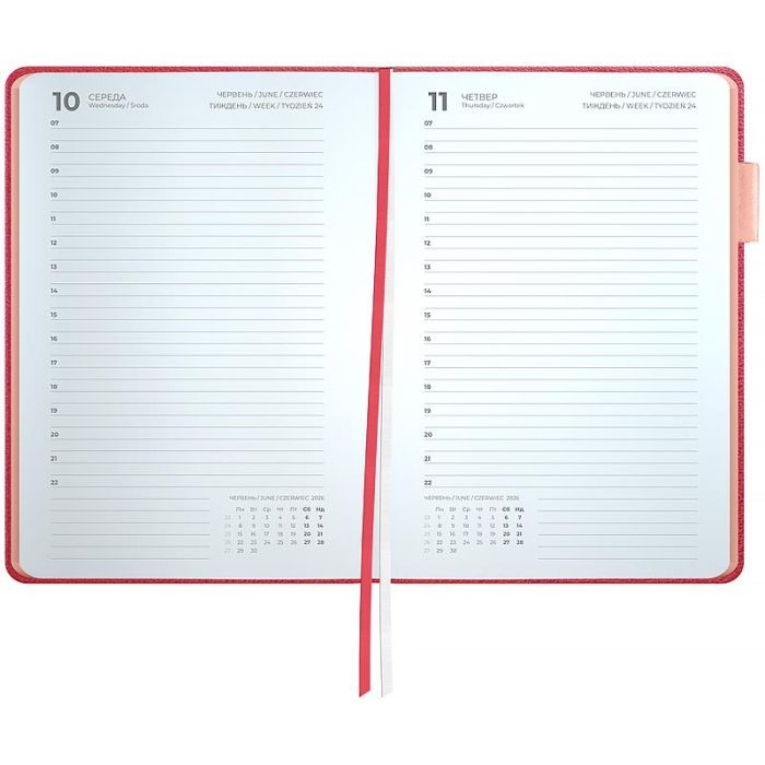 Еженедельник Axent датированный 2026 Partner Soft Muse, 145х210, зеленый (8827-26-2-A) изображение 3 Еженедельник Axent датированный 2026 Partner Soft Muse, 145х210, зеленый (8827-26-2-A) изображение 3