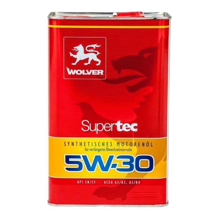 Моторное масло Wolver Supertec 5W-30, API SN/CF 5л (4260360943911) > цены в Киеве и Украине Моторное масло Wolver Supertec 5W-30, API SN/CF 5л (4260360943911)