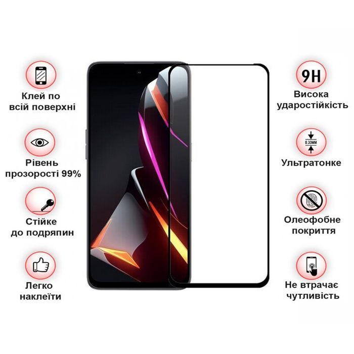 Скло захисне BeCover Nubia Neo 3 5G Black (713883) зображення 3