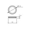 Світильник Eurolamp Downlight NEW 24W 2150Lm 4000K (LED-DLR-24/4(new)) зображення 3