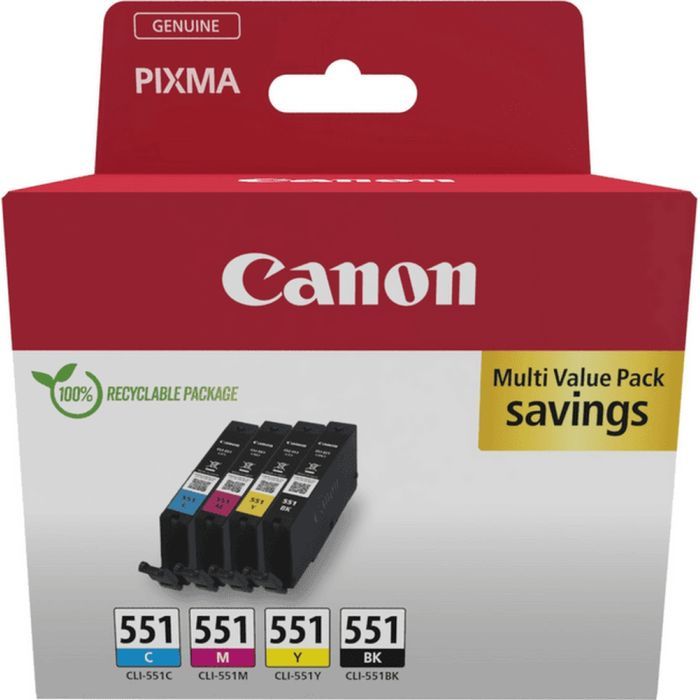 Картридж Canon CLI-551Multipack BK,C,M,Y (6509B015)