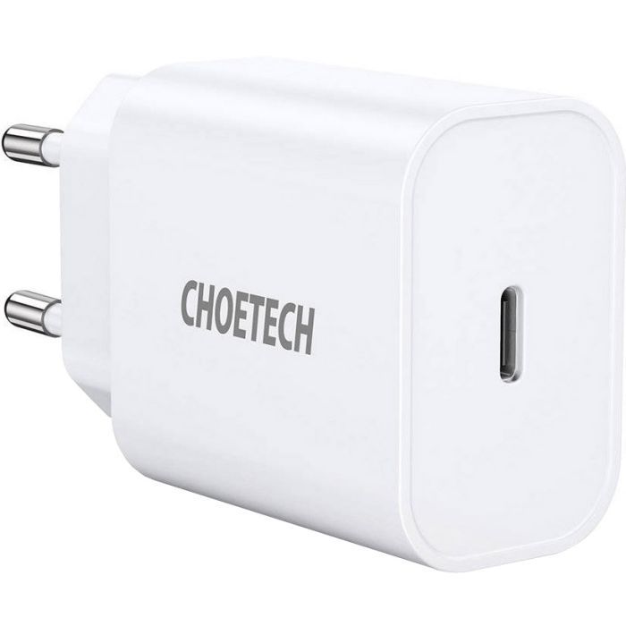 Зарядное устройство Choetech USB-C PD20W white (Q5004-V5)