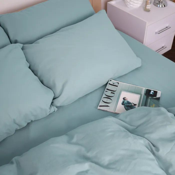 Постельное белье MirSon 006 Menthol Фланель 2x143x210 Семейный (2200009650215) изображение 11