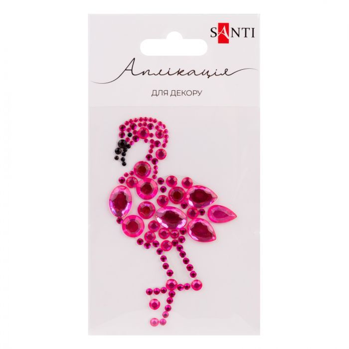 Набор для творчества Santi Фламінго зі страз самоклеючих 6х10 см (743026)