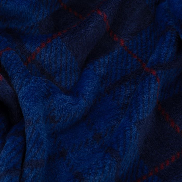 Плед Ardesto Flannel 160х200см, 100% полиэстер, клетка, синий (ART0134PB) изображение 5