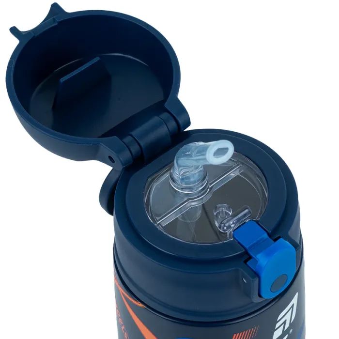 Поїльник-непроливайка Kite Hot Wheels термос з трубочкою 400 мл (HW25-1261) зображення 3