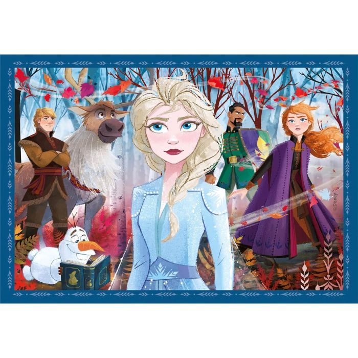 Пазл Clementoni 4 в 1 Frozen, 12,16,20 та 24 елементи (21518) зображення 2