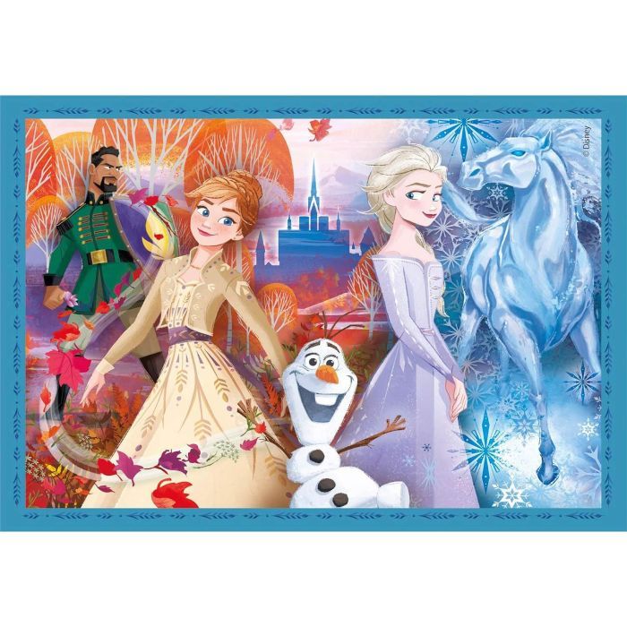 Пазл Clementoni 4 в 1 Frozen, 12,16,20 та 24 елементи (21518) зображення 4