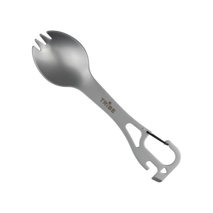 Ложка-виделка туристична Tribe Multi Spork сталева (T-FC-0037-metal)