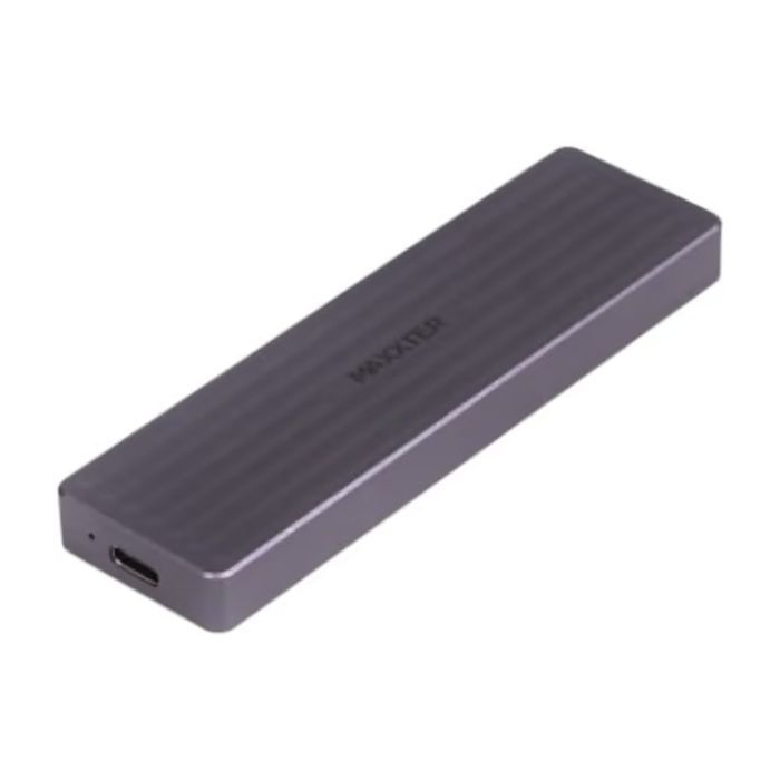 Кишеня зовнішня Maxxter M.2 NVMe & SATA SSD to USB-C 10Gbps black (EHDE-2280D-01)