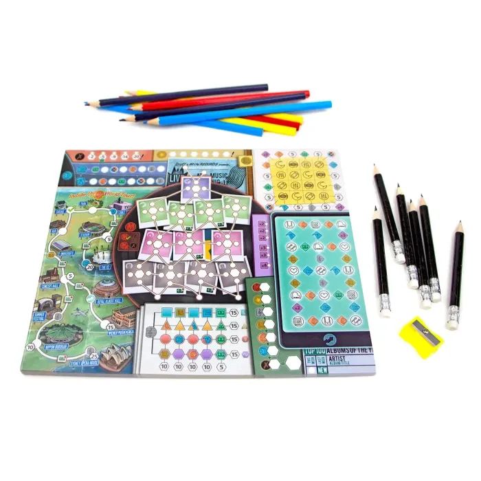 Настольная игра Ігромаг Draft & Write Records (укр.) + 2 мини-дополнения (6571) изображение 5