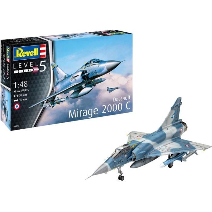 Сборная модель Revell Самолет Dassault Mirage 2000C, уровень 5, 1:48 (RVL-03813)