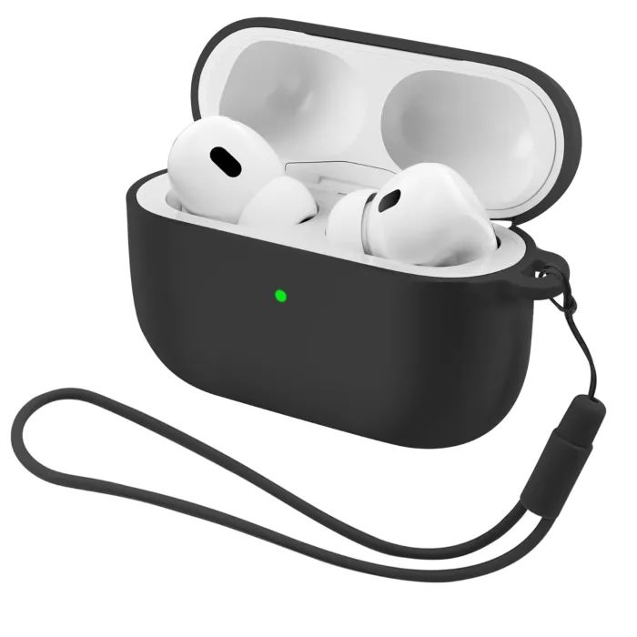 Чехол для наушников Armorstandart Silicone Case для Apple Airpods Pro 3 Black (ARM88291)