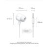 Навушники Vention Echo Lite 3.5mm In-Ear Wired White (GBAWAV) зображення 12