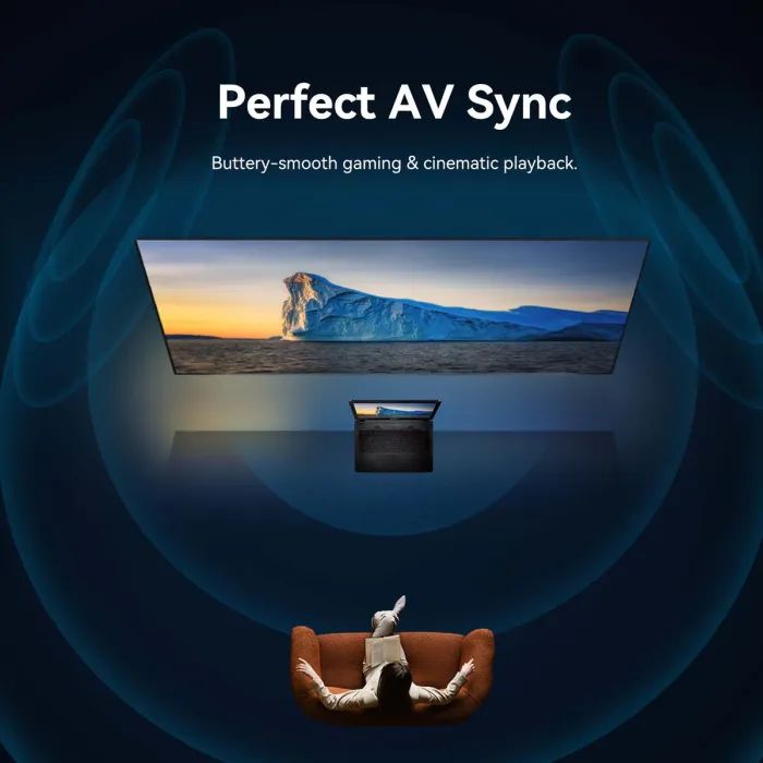 Кабель мультимедийный HDMI M to HDMI M 35.0m 4K60Hz fiber optic black Vention (ALSBU) изображение 8