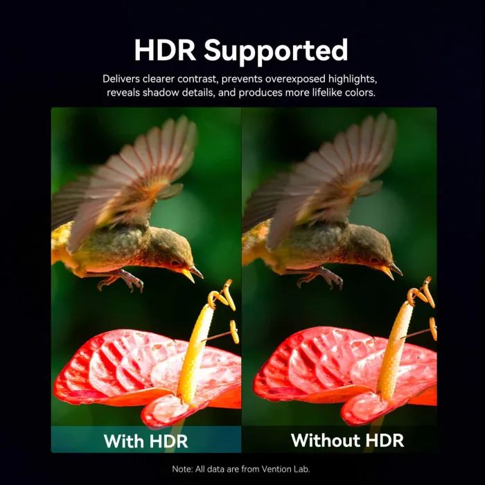 Кабель мультимедийный HDMI M to HDMI M 35.0m 4K60Hz fiber optic black Vention (ALSBU) изображение 9