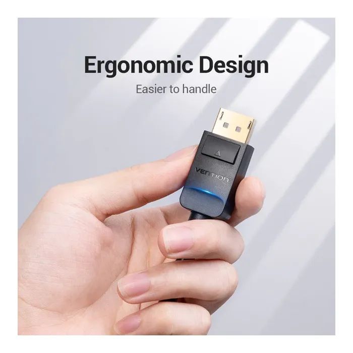 Кабель мультимедійний DisplayPort M to VGA M 1.5m 1080p60Hz black Vention (HBLBG) зображення 4