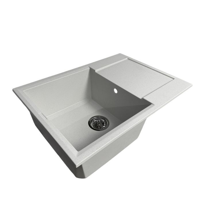 Мийка кухонна Adamant Horizon Medium Old Stone + змішувач та дозатор (4824296104510) зображення 2