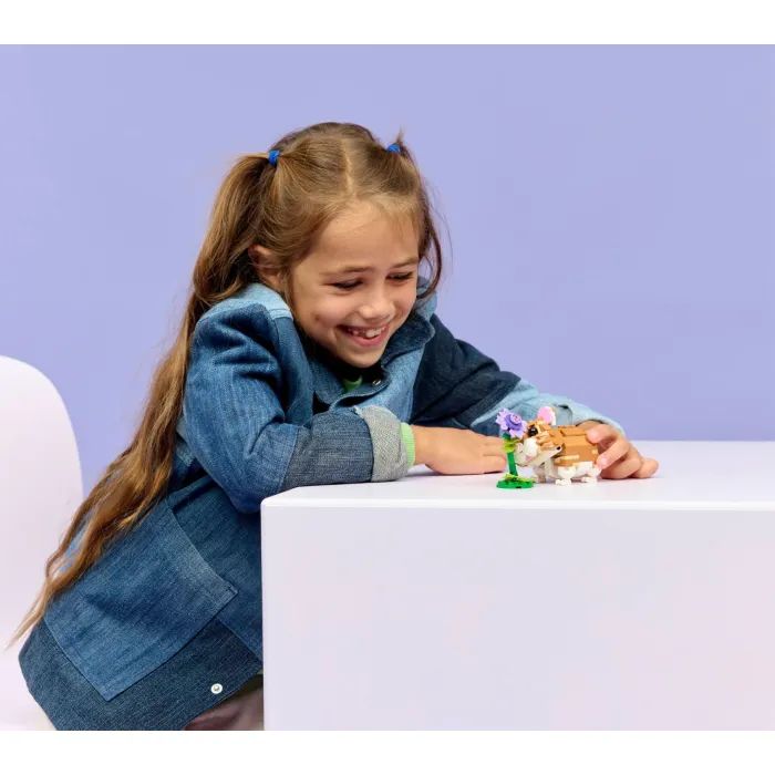 Конструктор LEGO Creator Очаровательный хомяк с цветком (31376) изображение 11