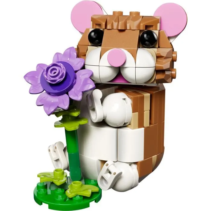 Конструктор LEGO Creator Чарівний хом'як з квіткою (31376) зображення 2