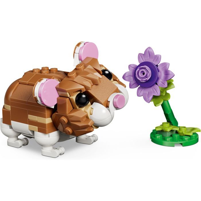 Конструктор LEGO Creator Очаровательный хомяк с цветком (31376) изображение 4