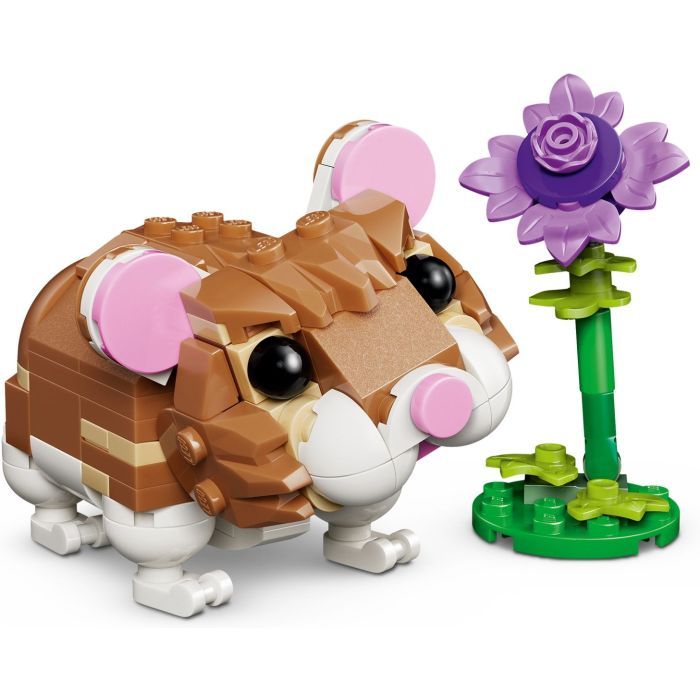 Конструктор LEGO Creator Очаровательный хомяк с цветком (31376) изображение 6