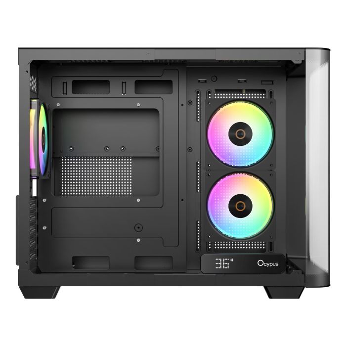 Корпус для ПК OCYPUS IOTA C50 BK CURVE ARGB DIGITAL (OTA-C50-BKD300CD-GL) изображение 5