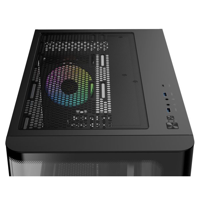 Корпус для ПК OCYPUS IOTA C50 BK CURVE ARGB DIGITAL (OTA-C50-BKD300CD-GL) изображение 7