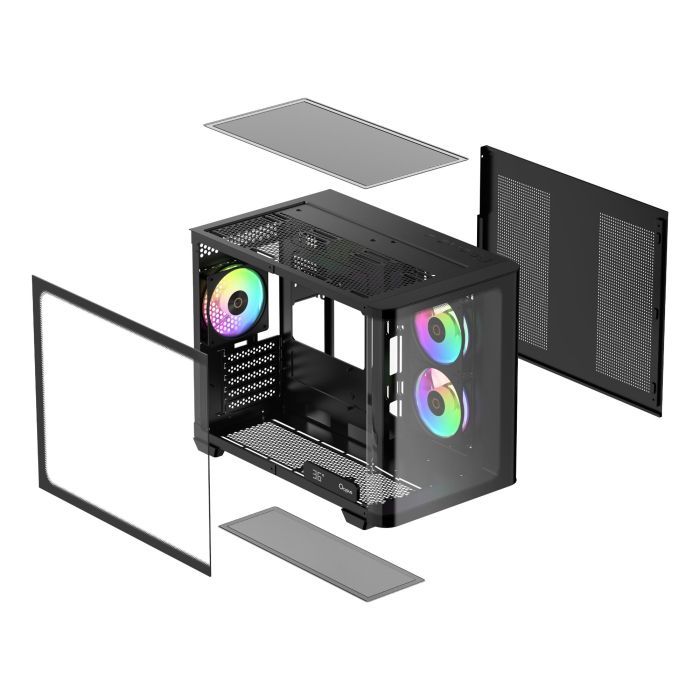 Корпус для ПК OCYPUS IOTA C50 BK CURVE ARGB DIGITAL (OTA-C50-BKD300CD-GL) изображение 8