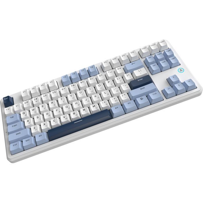 Клавиатура Ajazz AK870 V2 Flying Fish Switch USB UA White/Blue (AK870-V2-FF-BWB) изображение 4