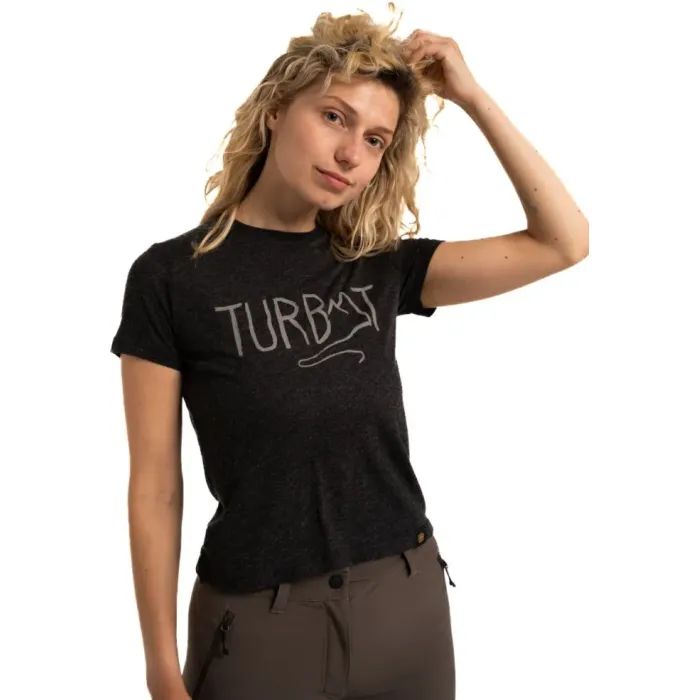 Футболка Turbat Magic Logo SS Wmn caviar - XL - чорний (012.004.5571) изображение 2