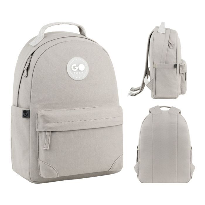 Рюкзак шкільний GoPack Education Teens 147M бежевий (GO26-147M-4)
